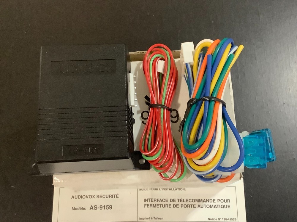 Audiovox AS9159 Prestige Door Lock Interface