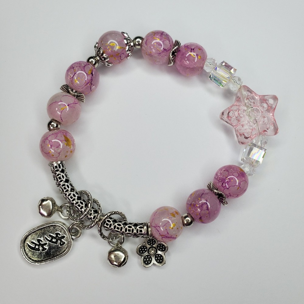 Hand crafted artisan unique gemstone bracelet