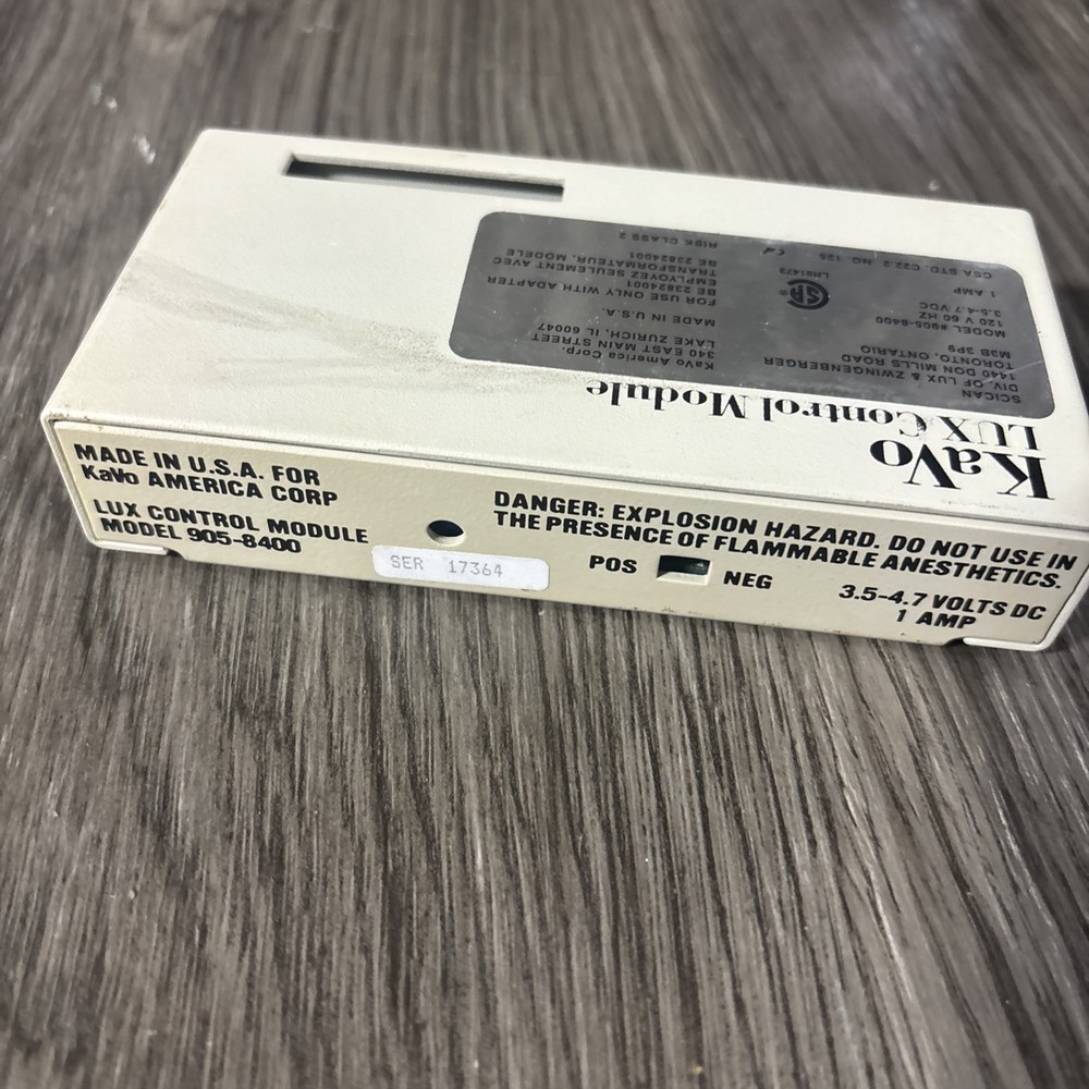 Kavo Dental Lux Fiber Optic Light Source Control Module #H3