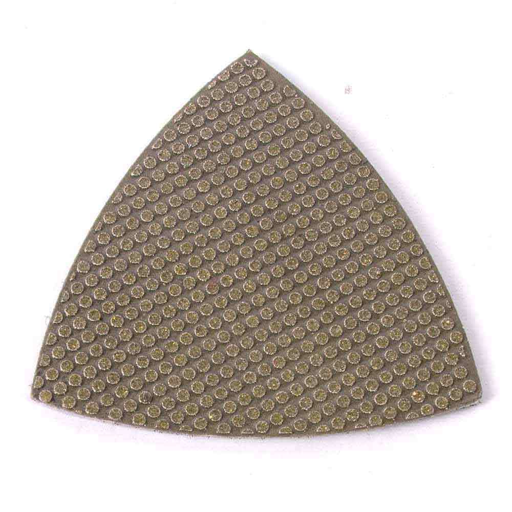 60 Grit Electroplated Diamond Triangular Polishing Pad For Oscillating Tools