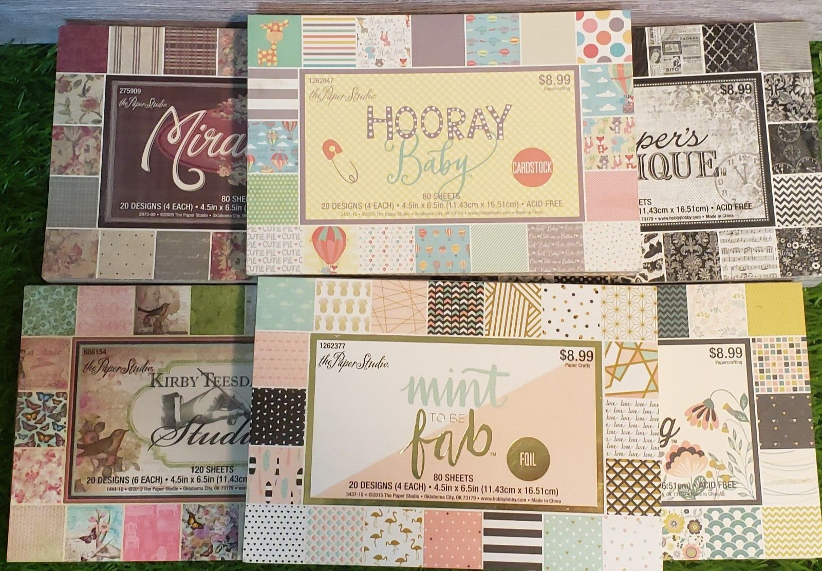 The Paper Studio - 4.5" s 6.5" YOU CHOOSE PAPER STACKS - Read