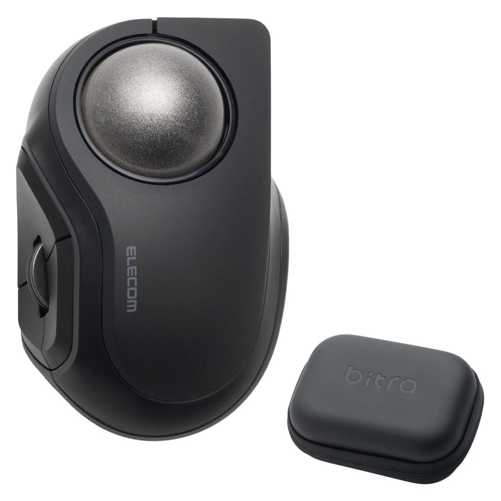 ELECOM bitra Trackball Mouse Quiet Index Finger Operation Bluetooth Wireless