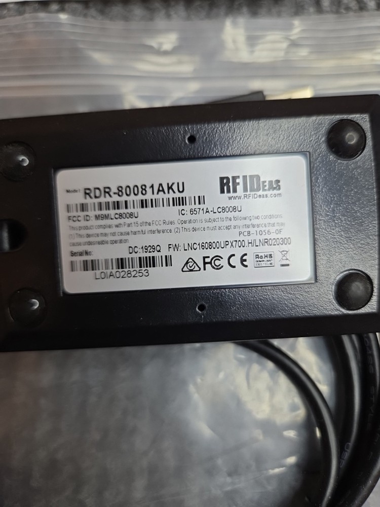 RFIDEAS RDR-80081AKU WAVE ID pcProx Plus Access Control Reader USB