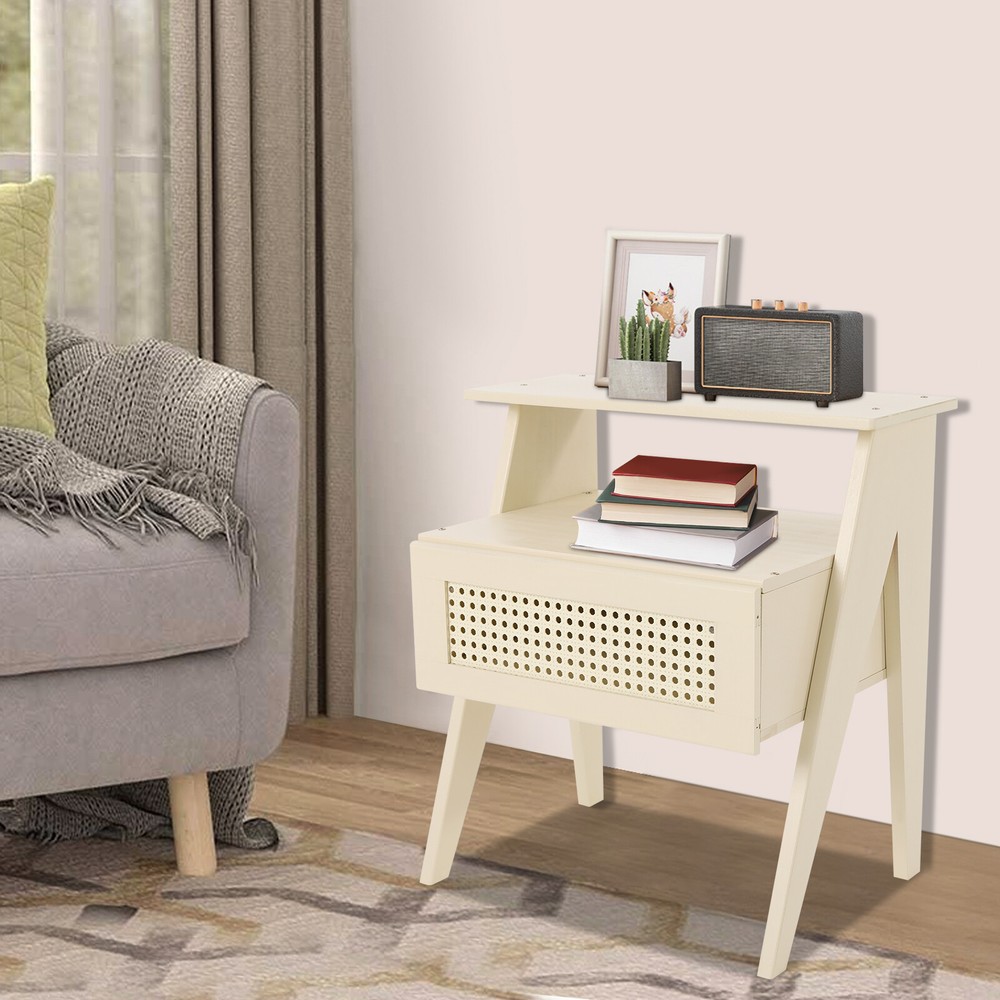 Bedside Table, Sofa Side Table, Bedside Table with Drawer
