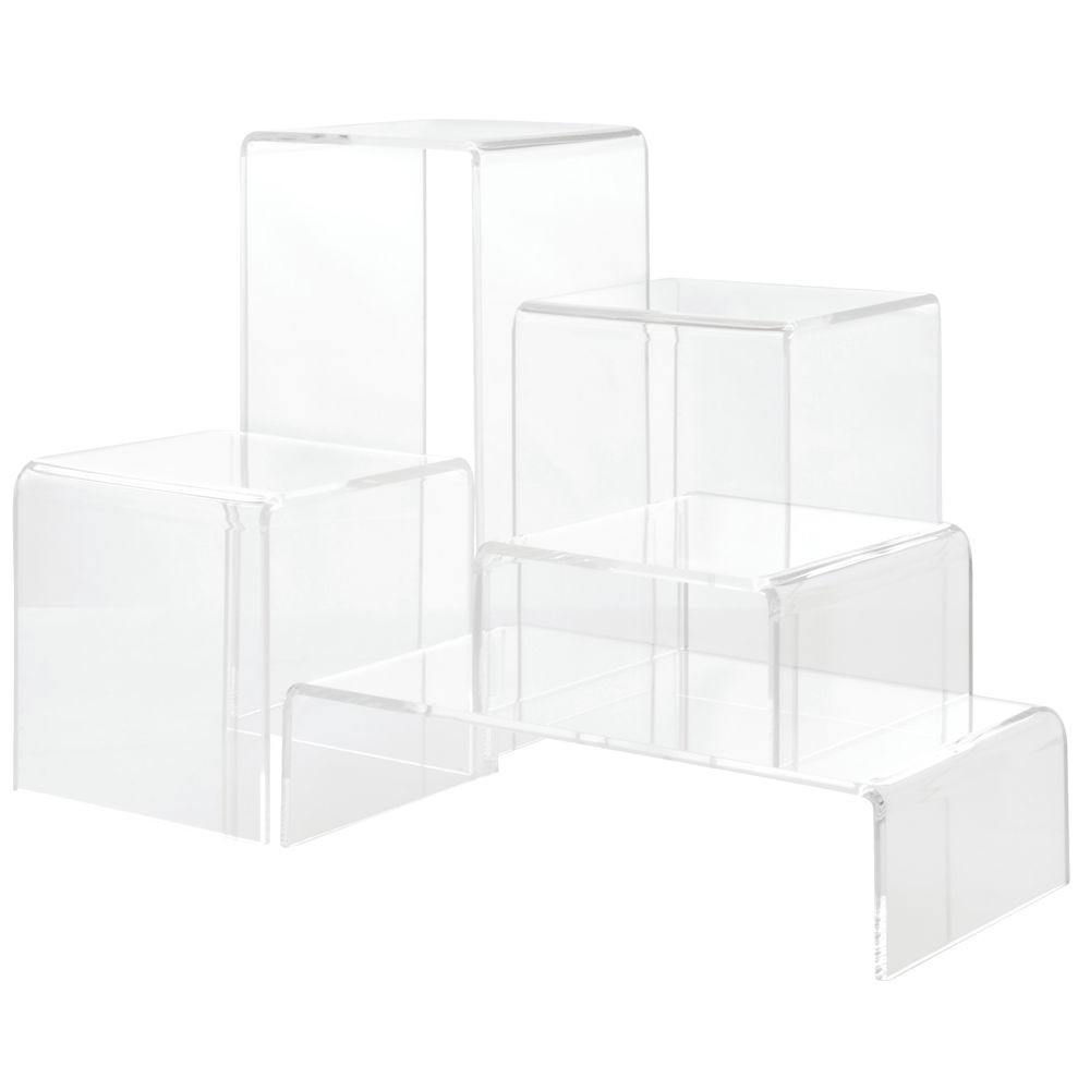 Acrylic Display Riser,  Set of 5