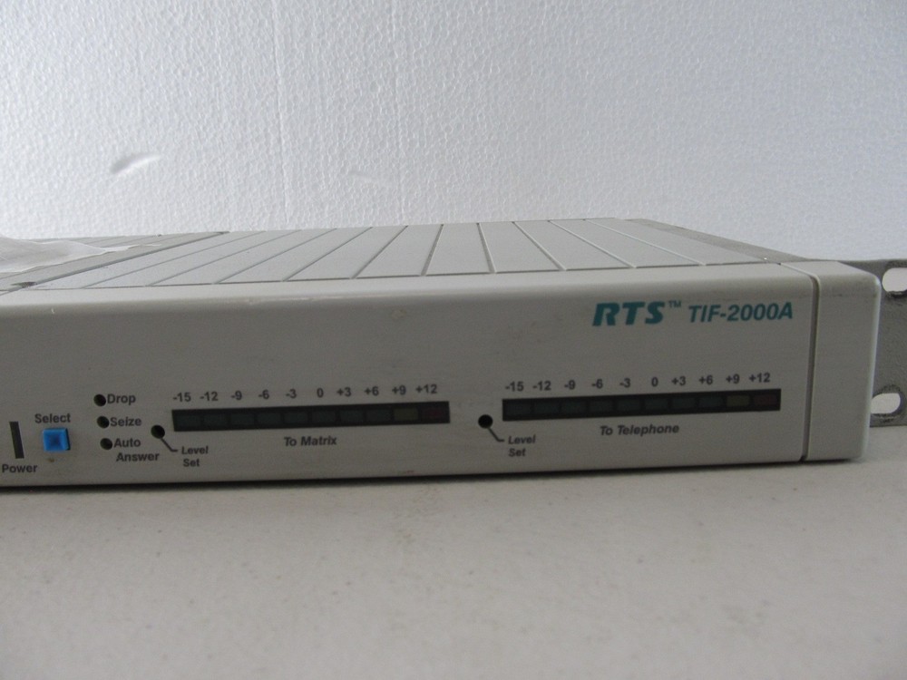 Dual RTS TIF-2000A Single-Line Digital Telephone Interface **NO A/C**