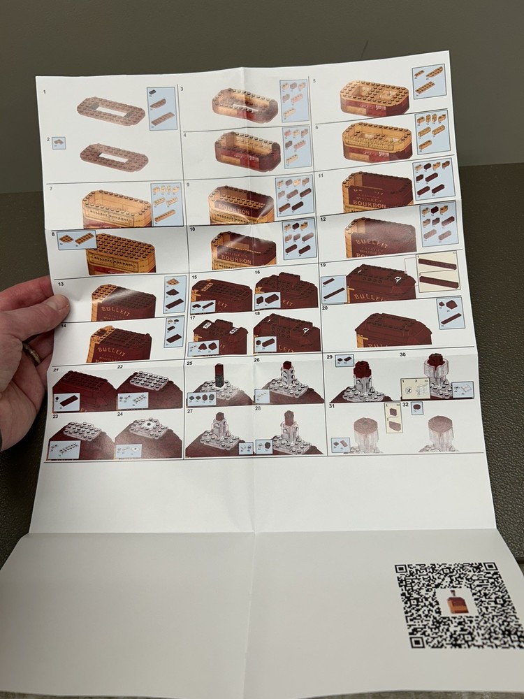 Bulleit Bourbon Building Block Set