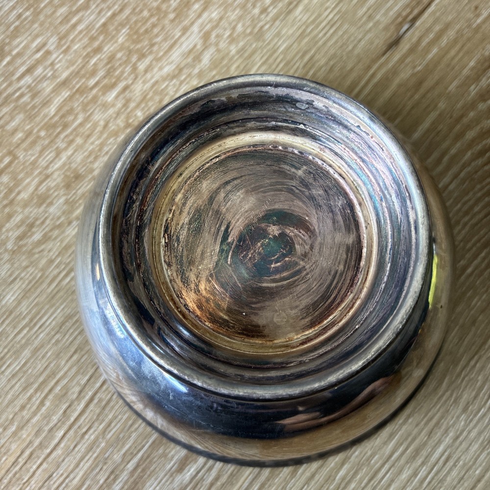 Gorham Silverplate Bowl YC778 Vintage 5” Round Footed Dish E.P.