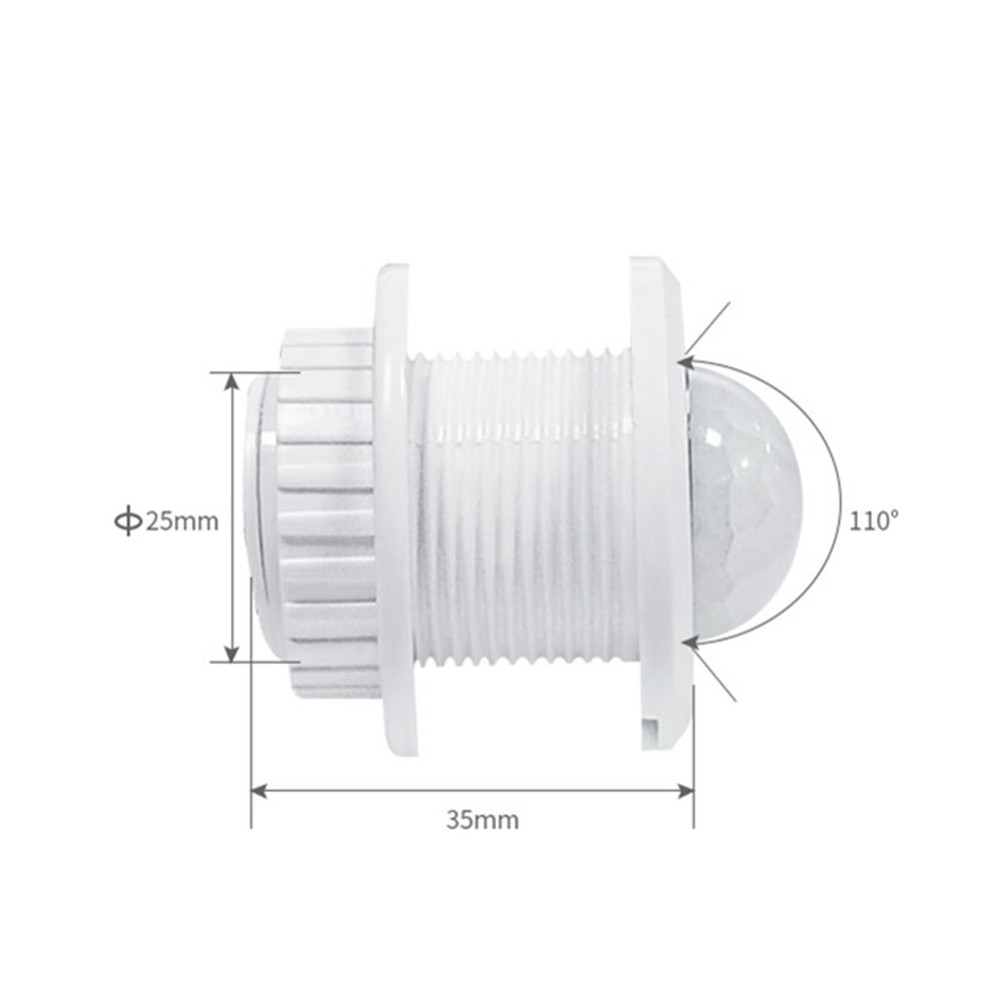 3-5m Automatic Body Infrared PIR Motion Sensor Detector Switch For LED light H