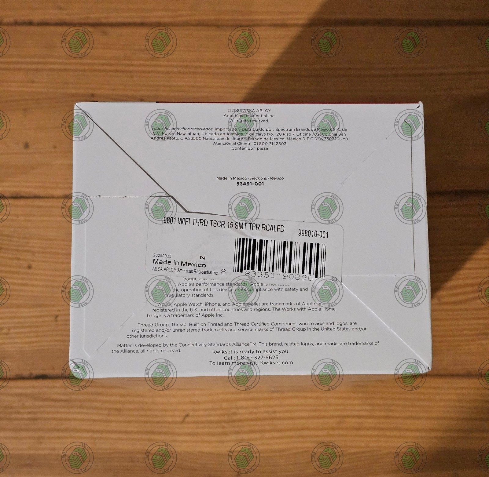 Kwikset Halo Select Plus Wi-Fi Matter Smart Lock Apple Home Keys - Satin Nickel