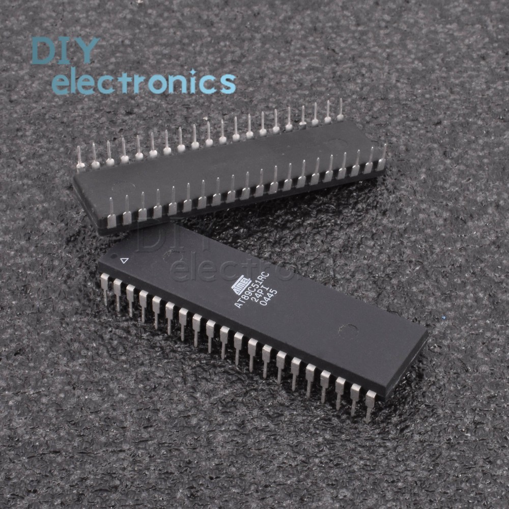 1PCS AT89C51RC-24PI DIP40 8-bit Microcontroller with 32K Bytes Flash ATMEL