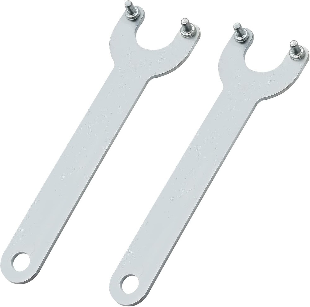 Sturdy Angle Grinder Replacement Wrench - 2pc, Compatible with 125/150 Models