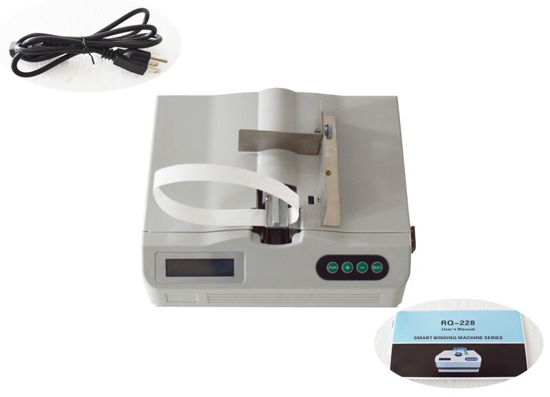 110V 60Hz Automatic Small Cross Binding Machine Banknote Binder Width 2.5CM-15CM