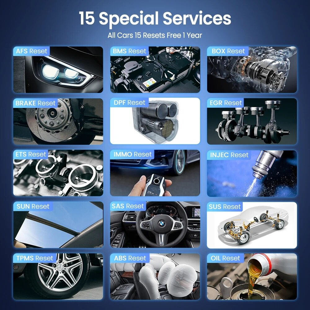 MUCAR DriverScan Bidirectional All System Car Diagnostic Tool Full OBD2 Function