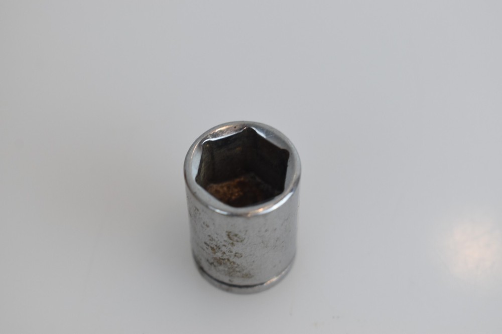 Blue Point Tools BLPS1412 1/2" SAE Shallow Socket 1/4" Drive 6 Point Chrome