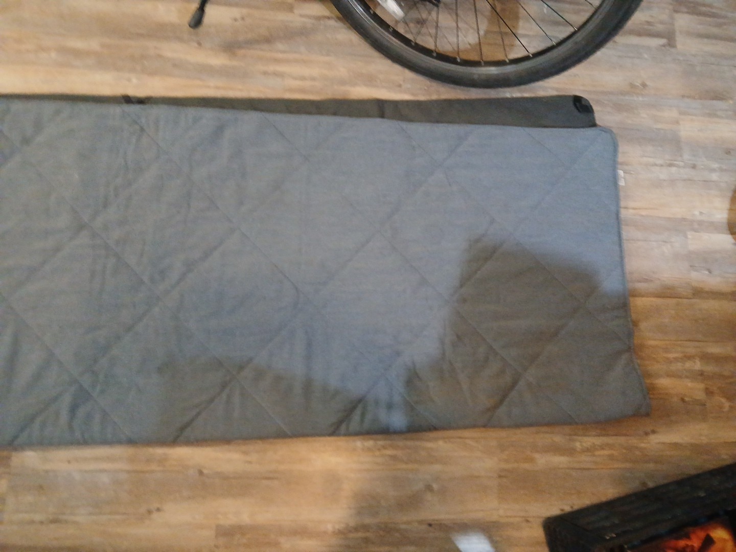 Yeti Lowlands Blanket (Smoke Blue) Some Stains And A Burn Hole