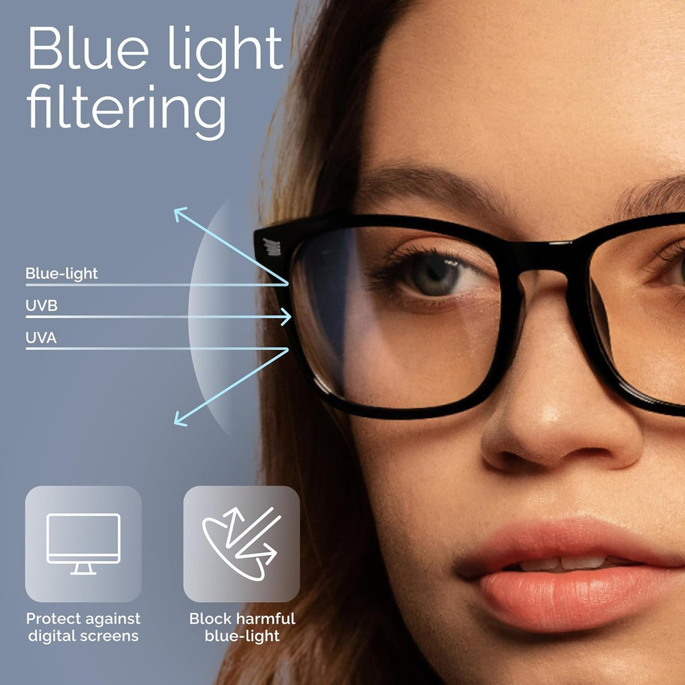 High Tech Blue Light Glasses - Advanced Blue Light Blocking Computer Glasses - S