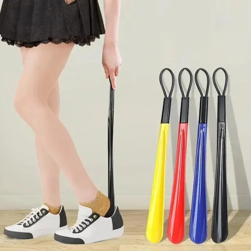 1PC Extra Long Flexible Plastic Shoe Horn – No Bending, Durable Shoe Spoon Assis