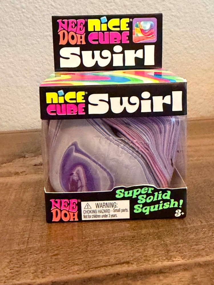 NeeDoh Nice Cube Swirl, Nee Doh Ice Cube Authentic - NIB