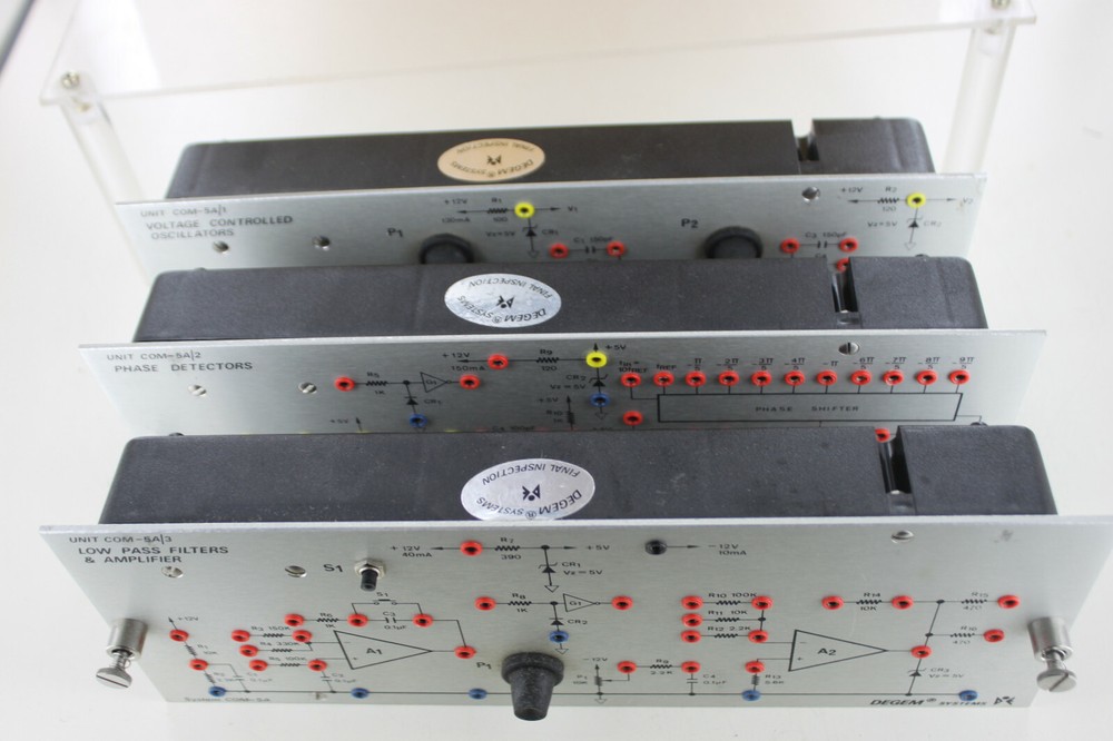 DEGEM SYSTEMS UNITCOM 5A OSCILLATORS PHASE DETECTORS AMPLIFIER