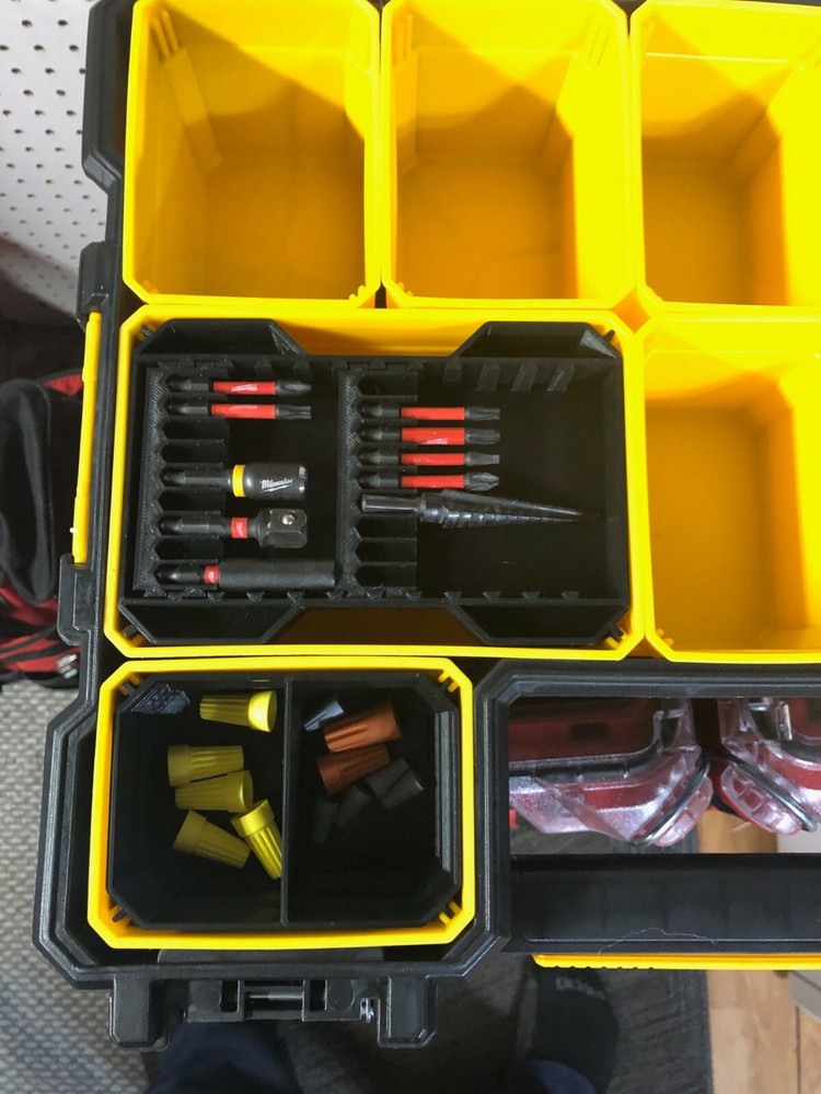 3D Printed Drill/driver Bin Inserts For Dewalt Tstak & Craftsman Versastak