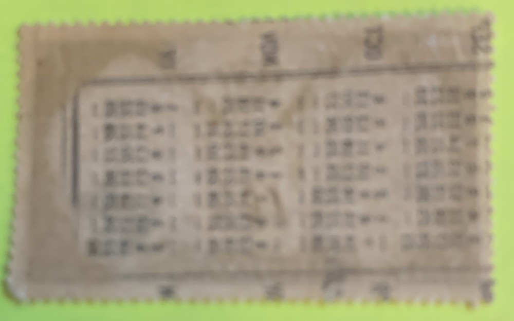 1956 Monaco 1 Cent Strange Background