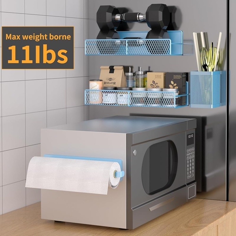 Magnetic Spice Rack Organizer 2 Pack Strong Magnet Storage Solution Kitchen New