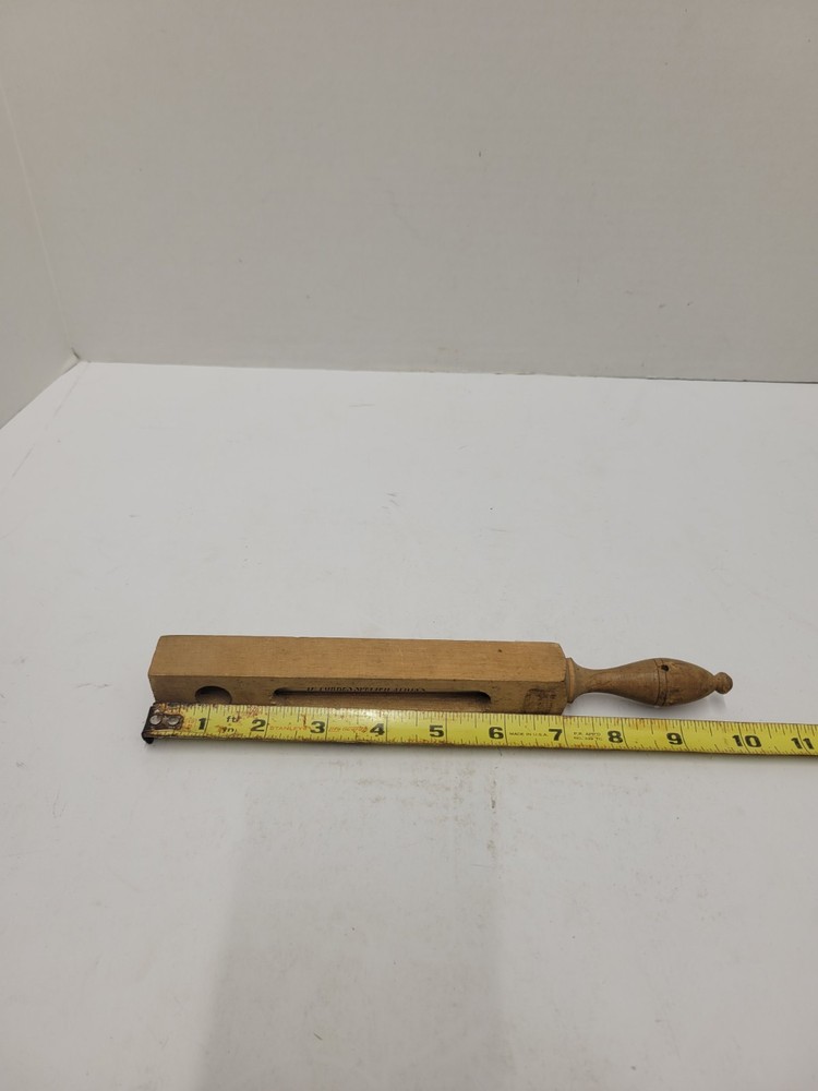 Dr Forbes Bath Thermometer in Wood Case with Specification Chart