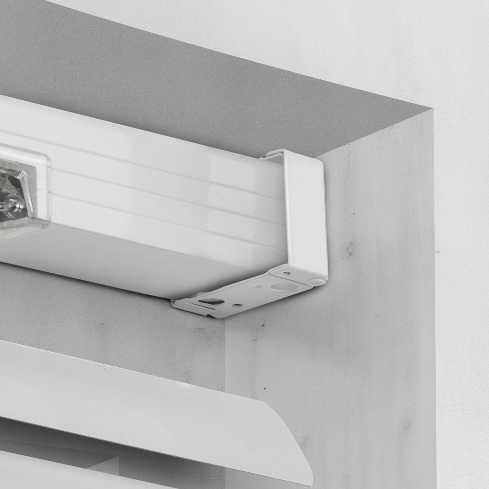 VEVOR Box Mounting Brackets Box Blind Bracket 2 Pcs for Window Blinds White