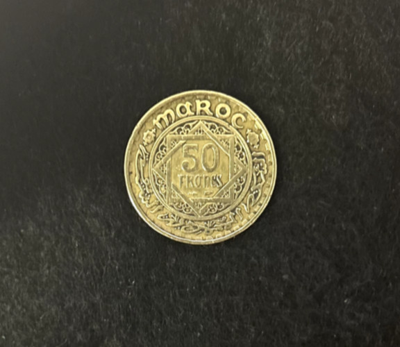 50 francs 1371 / 1952 / Morocco