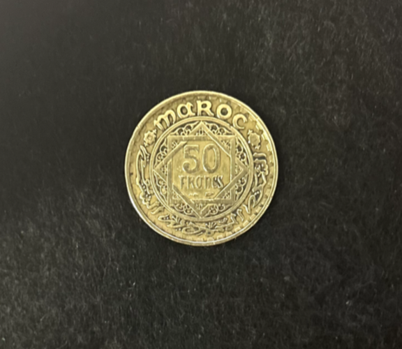 50 francs 1371 / 1952 / Morocco