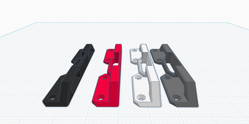 x4 Slimline Clamps Sortimo Bosch L-Boxx - Space Saving Design