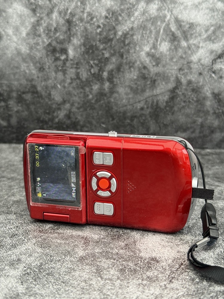 Vivitar DVR-620HD Compact Digital Video Recorder Red Tested