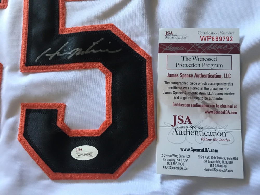 Hideki Matsui Yomiuri Giants Signed Jersey #55 JSA Authenticated