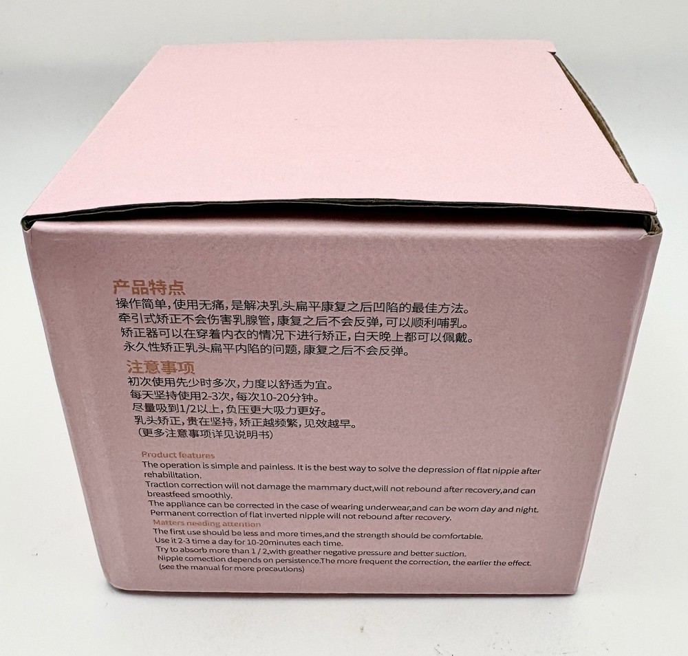 Portable Electric Microcomputer Nipple Corrector for Flat or Inverted Nipples