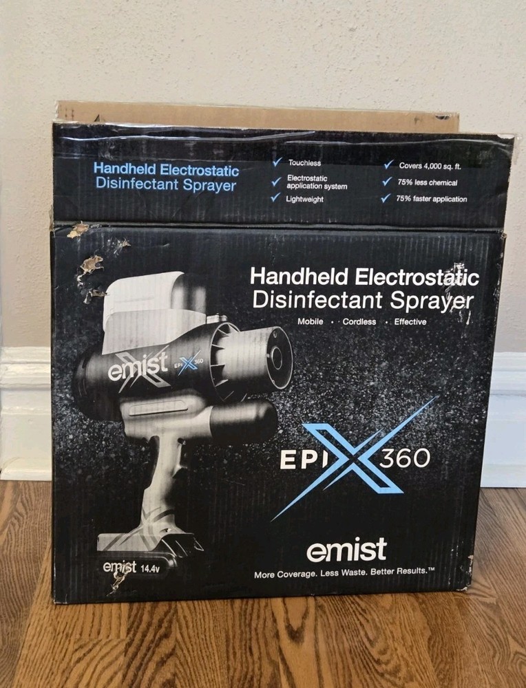 EMIST Handheld Electrostatic Disinfectant Sprayer Epix360