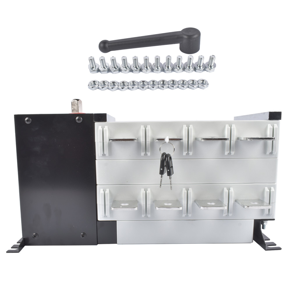 Industrial Automatic Transfer Switch 4P 630A 110/220 Volts Auto / Manual Mode