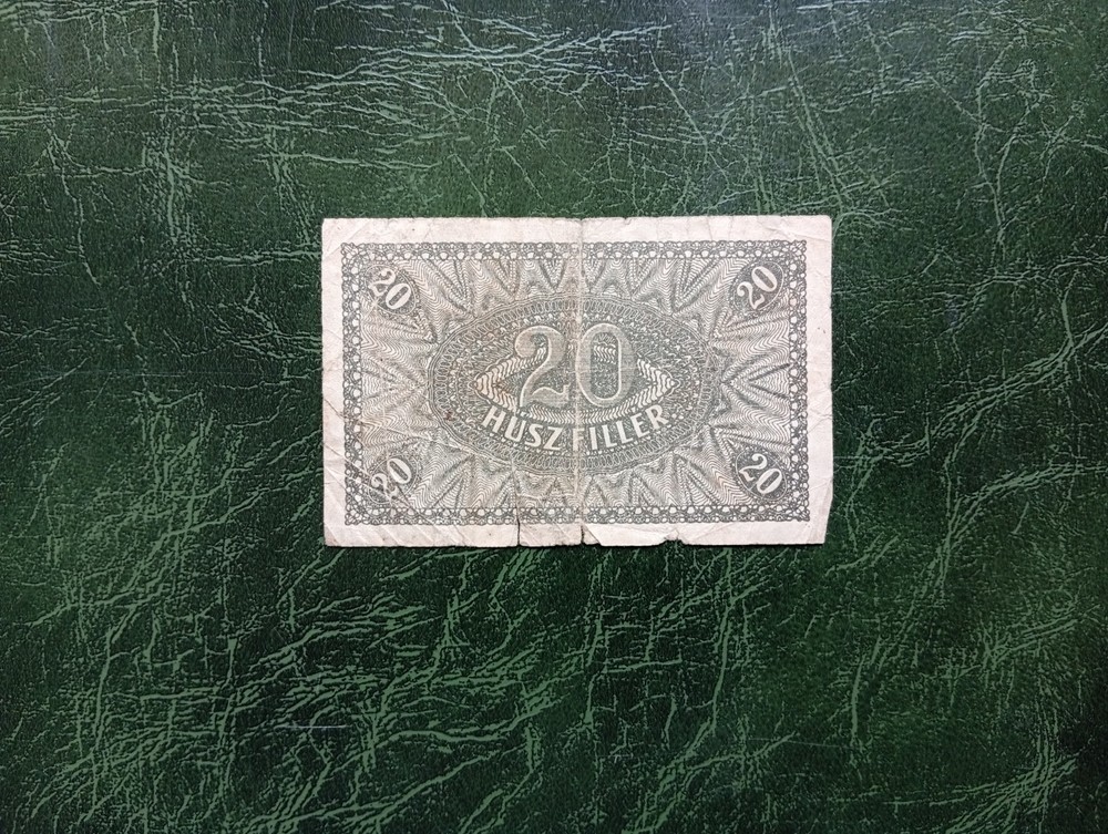 HUNGARY Banknotes, 20 Filler 1920