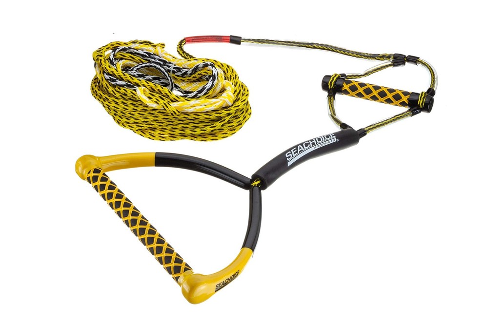 Seachoice 4-Section Wakeboard Rope 5-section W/ Trick Handle 75 Ft. Long