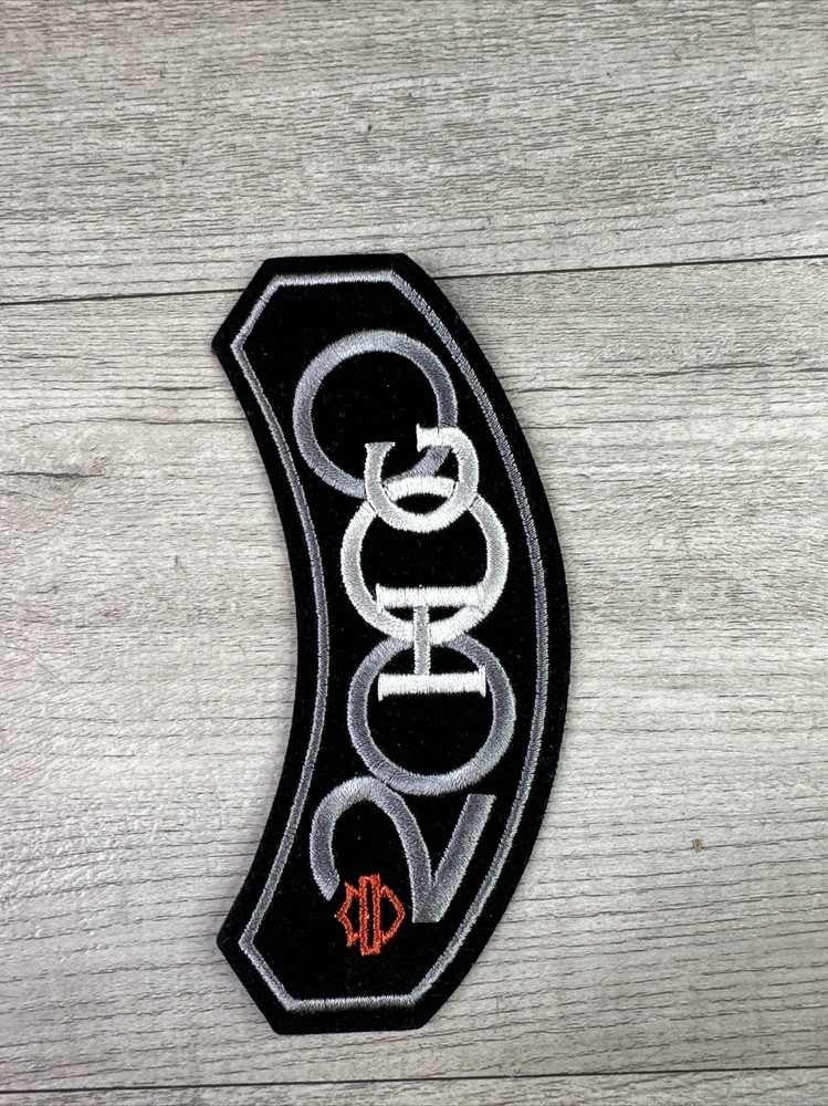 2000 HARLEY DAVIDSON OWNERS GROUP HOG Membership Rocker Patch Vest Jacket Cycle