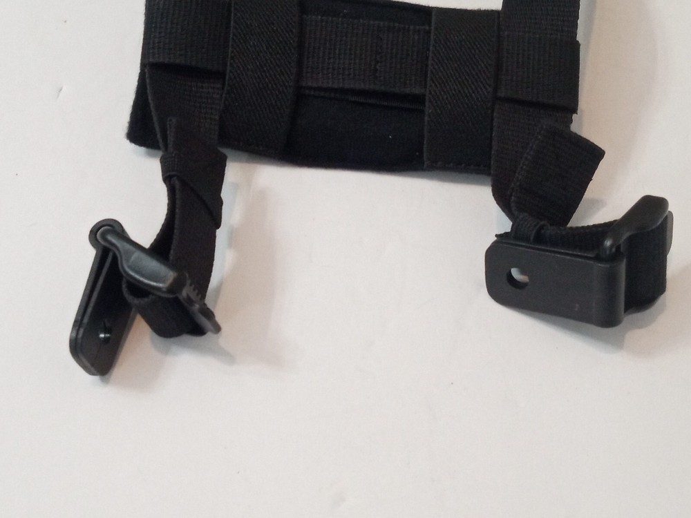 Black Tactical Bump Helmet Chin Strap