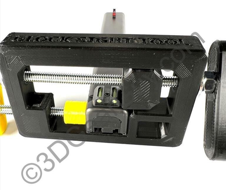 Rear Sight Installation & Removal Pusher Tool for Glock Pistols - Made in USA