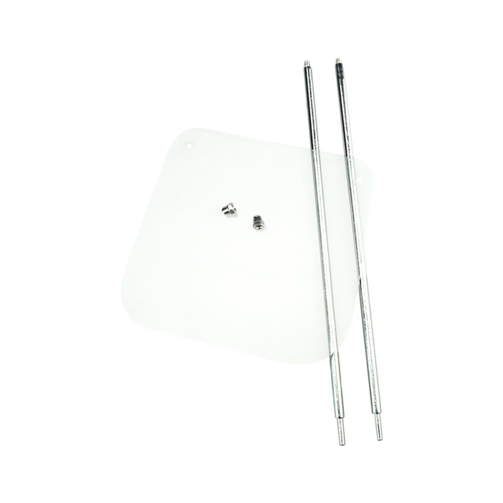 Glass Grinder Shield 7"x6.3" with Brackets Screws