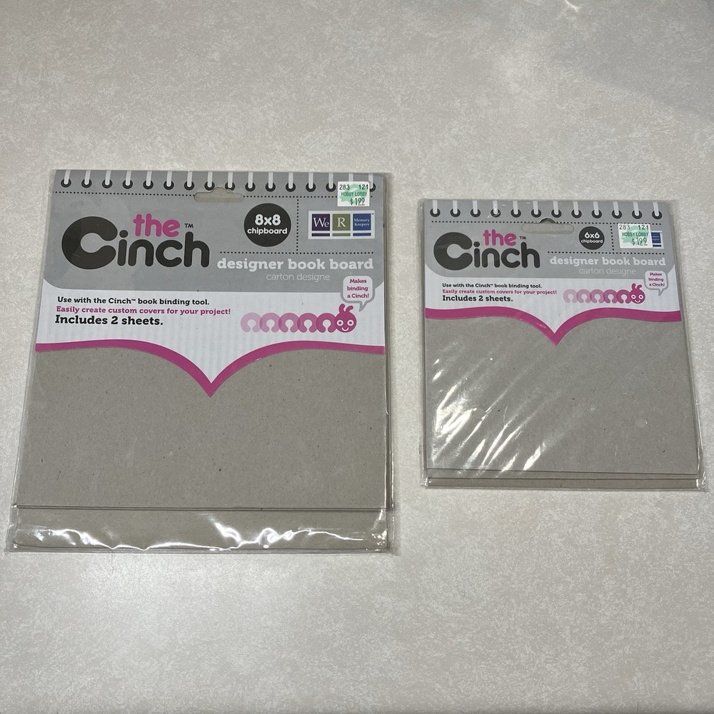 The Cinch Book Binding Machine Tool We R Memory Keepers USED Pink