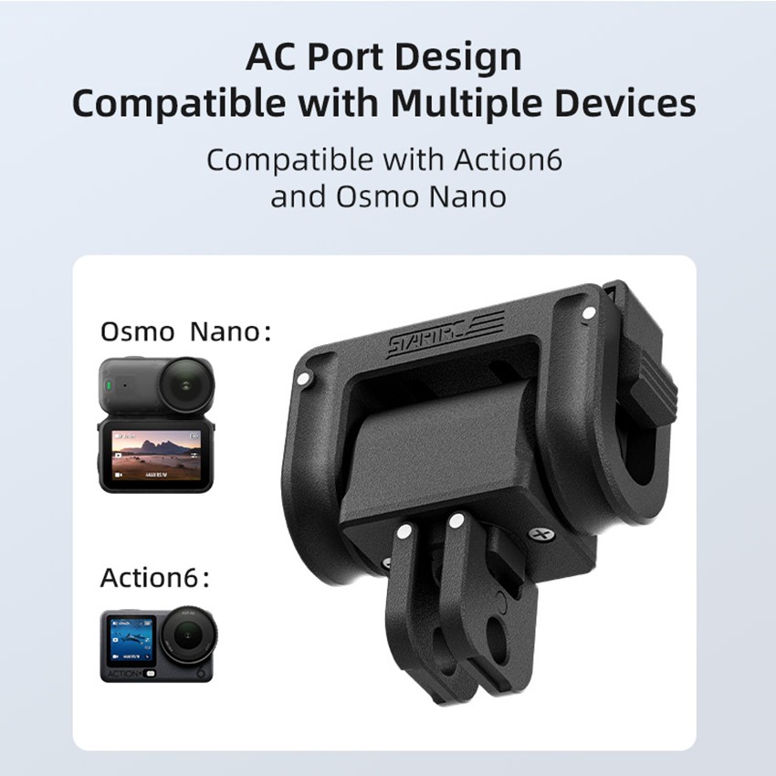 Universal Quick-Release Mount for the ACTION6 NANO ACTION Series