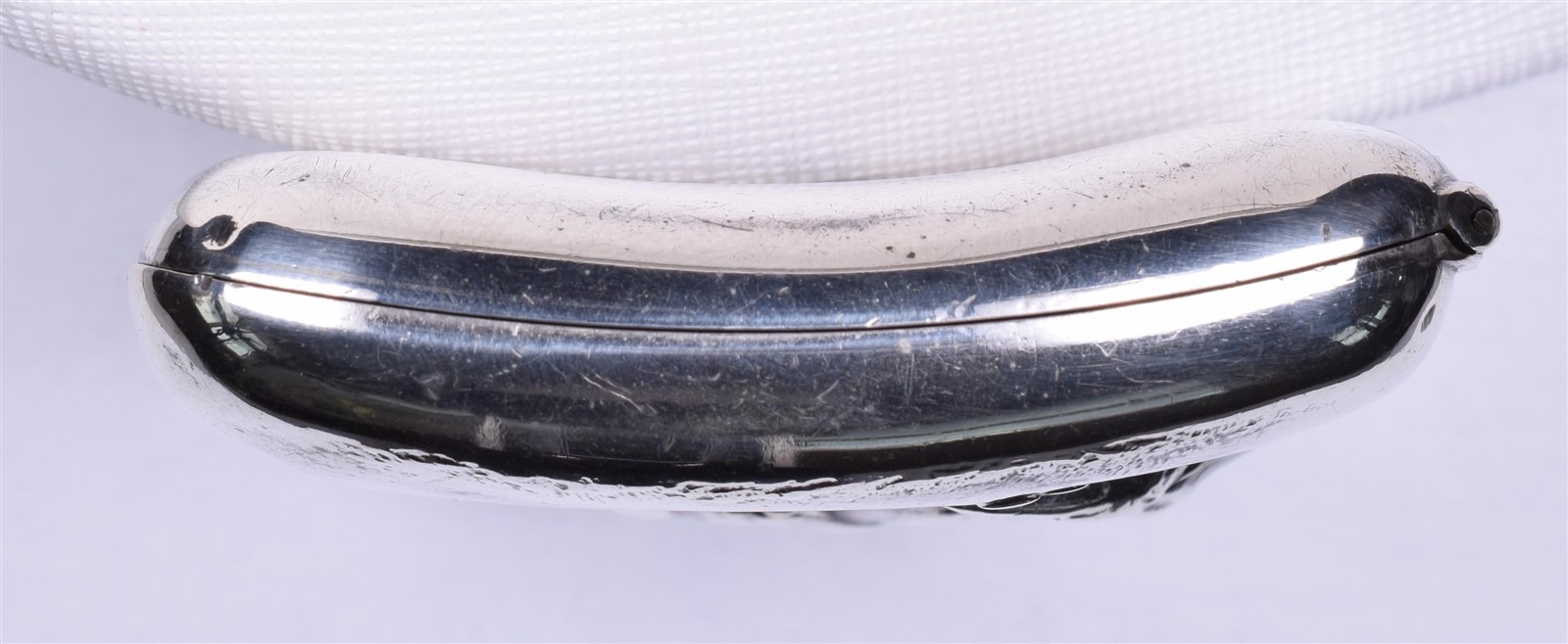 Antique Sterling Cowboy Cigarette Case Vesta Bucking Bronco 71.8 Grams