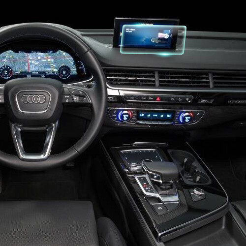 Crystal Clear Screen Protector for 2018 Audi Q7 Vehicle Navigation