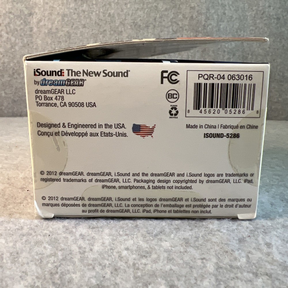 iSound Fire Waves Color Changing Bluetooth Speaker Black & Red