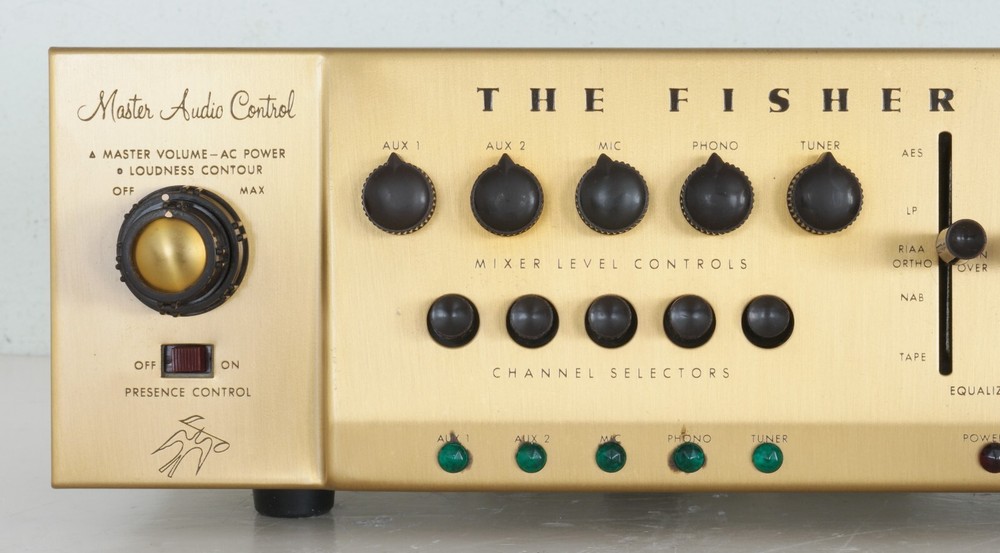 Fisher 90-C Master Audio Control Preamplifier : Partially Recapped