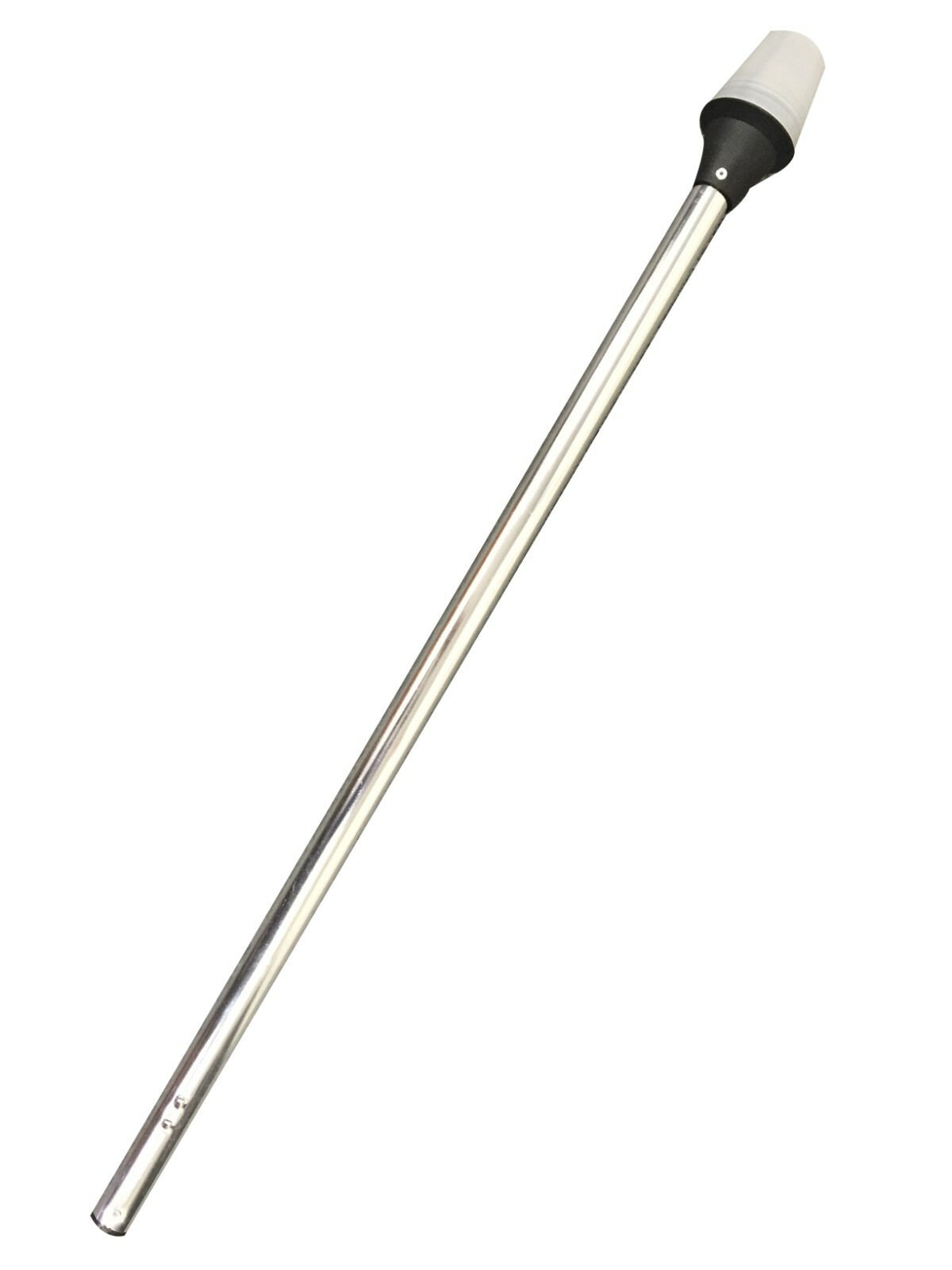 Marine Boat Navigation All-Round White Stern Pole Light 24", 2-Prong Chrome Base
